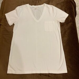 Madewell White L Whisper Cotton T Classic Timeless Scandi Girl Cottagecore